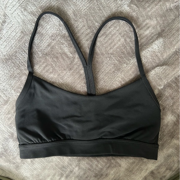 Lululemon Flow Y Sports Bra in Black - Picture 3 of 5